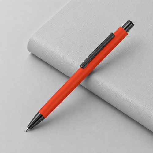 Металлическая шариковая ручка «Ellipse gum» soft touch с зеркальной гравировкой