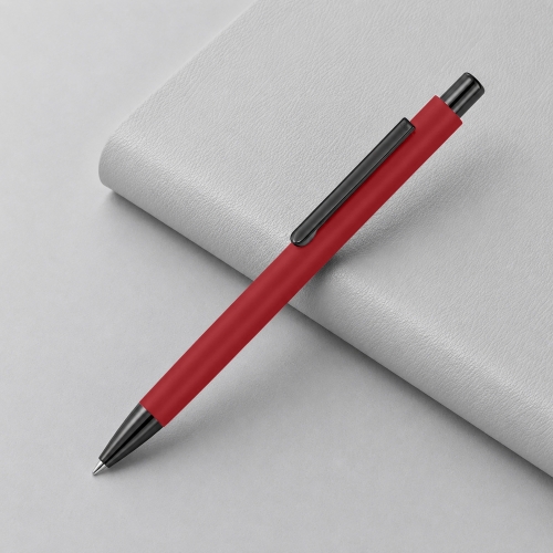 Металлическая шариковая ручка «Ellipse gum» soft touch с зеркальной гравировкой