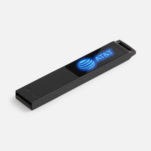 Флешка markBright Black с белой подсветкой, 32 Гб — вариант цвета
