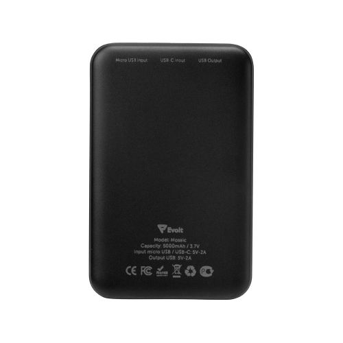 Внешний аккумулятор «Mosaic», 5000 mAh