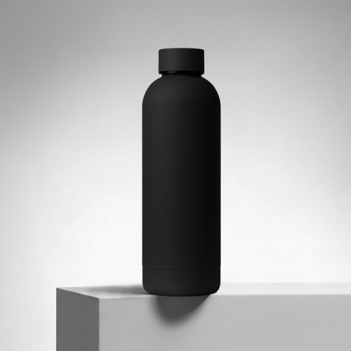 Вакуумная термобутылка с медной изоляцией «Cask», soft-touch, 500 мл — вариант цвета