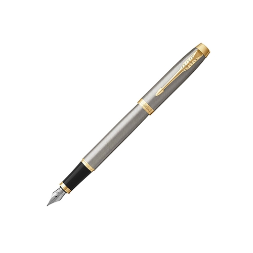 Ручка перьевая Parker «IM Metal Brushed Metal GT»