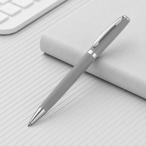 Ручка металлическая soft-touch шариковая «Flow»