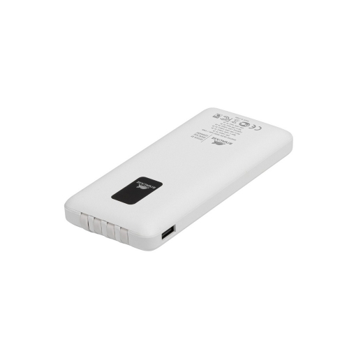 Внешний аккумулятор с дисплеем и встроенными кабелями VA2210, 10000 mAh
