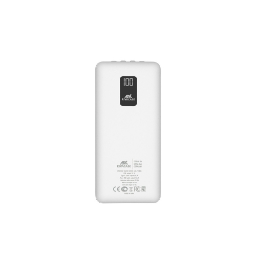 Внешний аккумулятор с дисплеем и встроенными кабелями VA2220, 20000 mAh