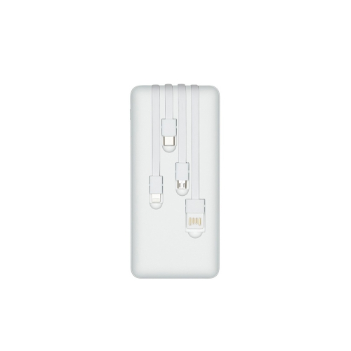 Внешний аккумулятор с дисплеем и встроенными кабелями VA2220, 20000 mAh