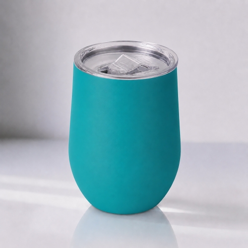 Вакуумная термокружка «Sense Gum», непротекаемая крышка, soft-touch — вариант цвета