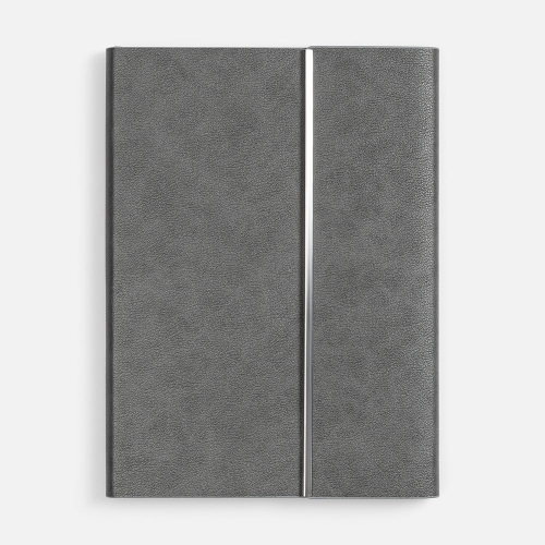 Ежедневник Petrus Flap, недатированный, серый