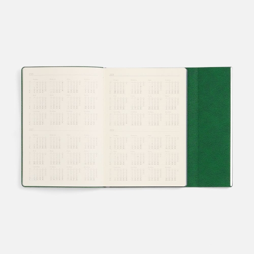 Ежедневник Petrus Flap, недатированный, зеленый