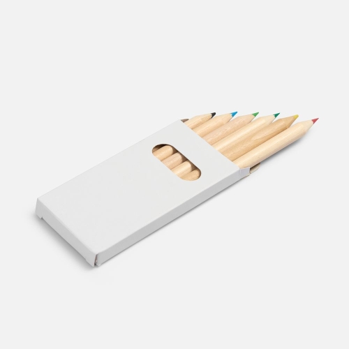 Набор цветных карандашей Pencilvania Mini, белый