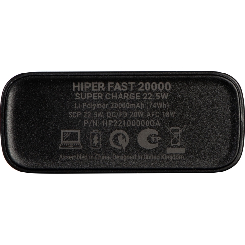 Портативный внешний аккумулятор «FAST», 20000 mAh