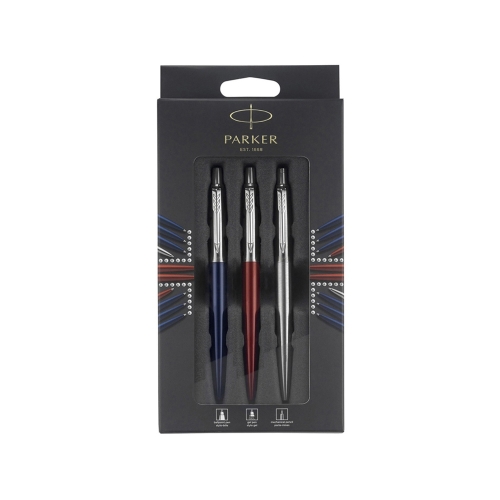 Набор Parker Jotter London Trio: ручка гелевая, ручка шариковая. карандаш