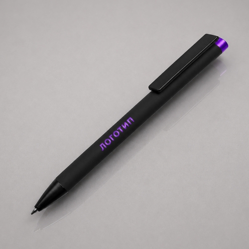 Ручка металлическая шариковая «Taper Metal» soft-touch