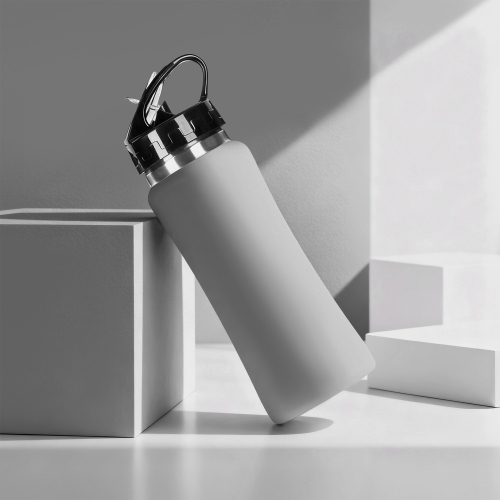 Бутылка для воды "Bottle C1", сталь, soft touch, 600 мл — вариант цвета