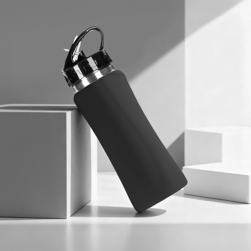 Бутылка для воды "Bottle C1", сталь, soft touch, 600 мл — вариант цвета