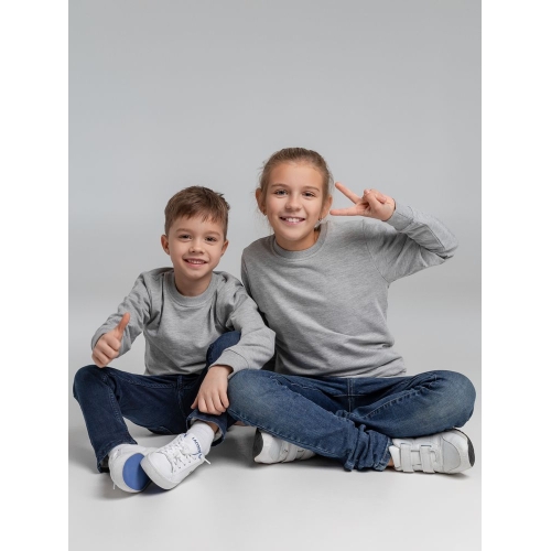 Свитшот детский Toima Kids 2.0, серый меланж