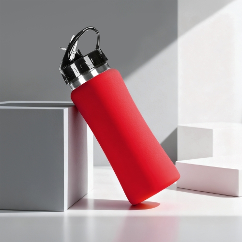 Бутылка для воды "Bottle C1", сталь, soft touch, 600 мл — вариант цвета
