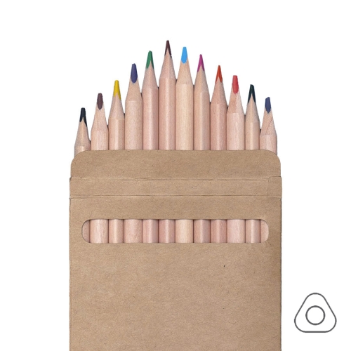 Цветные карандаши KINDERLINE middle,12 цветов