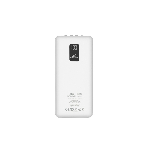 Внешний аккумулятор с дисплеем и встроенными кабелями VA2220, 20000 mAh