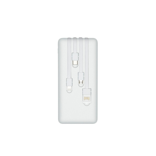 Внешний аккумулятор с дисплеем и встроенными кабелями VA2220, 20000 mAh
