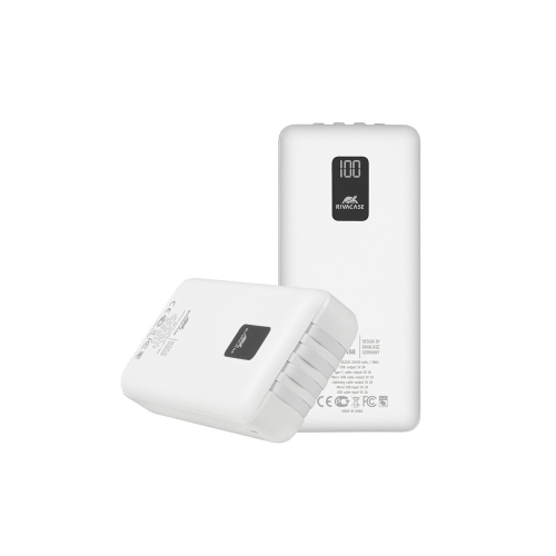 Внешний аккумулятор с дисплеем и встроенными кабелями VA2220, 20000 mAh