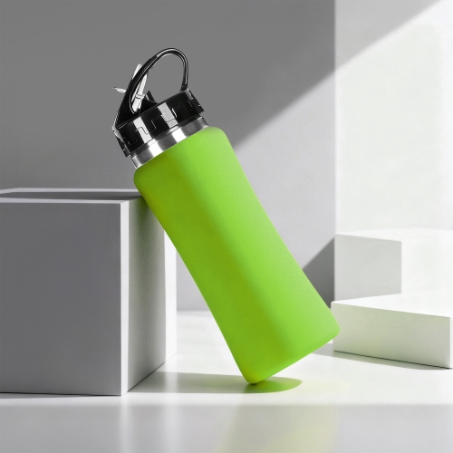 Бутылка для воды "Bottle C1", сталь, soft touch, 600 мл — вариант цвета
