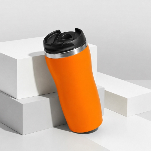 Термокружка «Double wall mug С1» soft-touch, 350 мл — вариант цвета