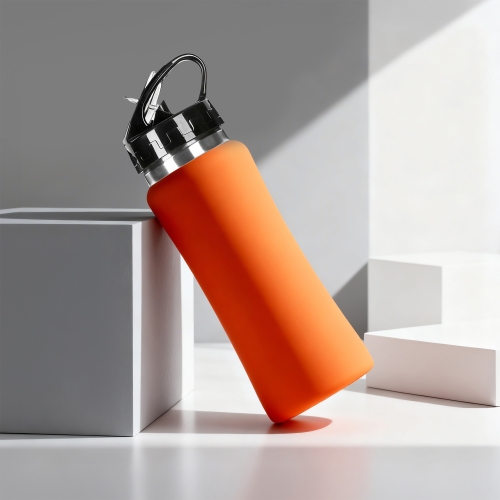 Бутылка для воды "Bottle C1", сталь, soft touch, 600 мл — вариант цвета