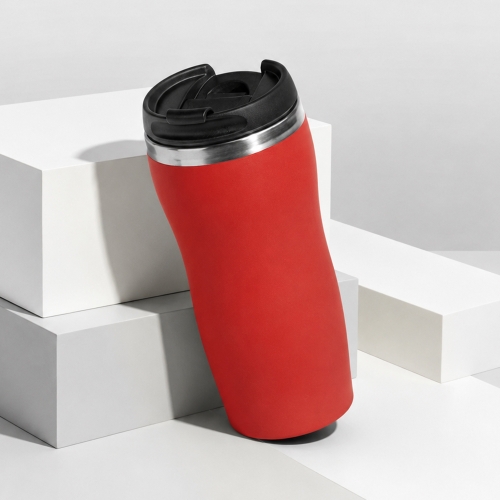 Термокружка «Double wall mug С1» soft-touch, 350 мл — вариант цвета