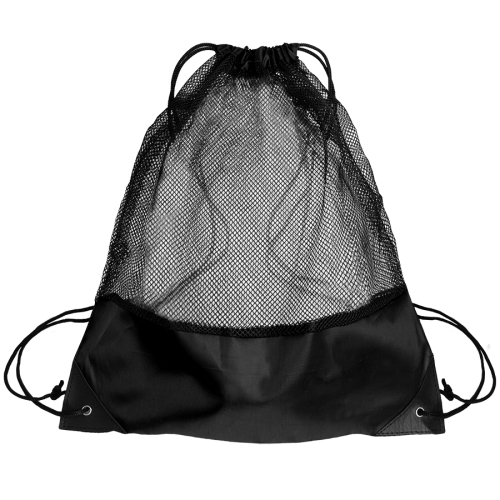 Рюкзак мешок с укреплёнными уголками Mesh, синий, 35*41 см, полиэстер 210D — вариант цвета