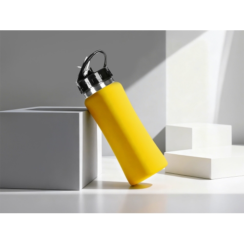 Бутылка для воды "Bottle C1", сталь, soft touch, 600 мл