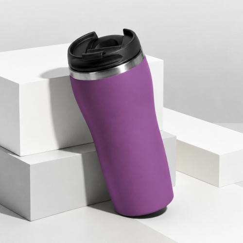Термокружка «Double wall mug С1» soft-touch, 350 мл