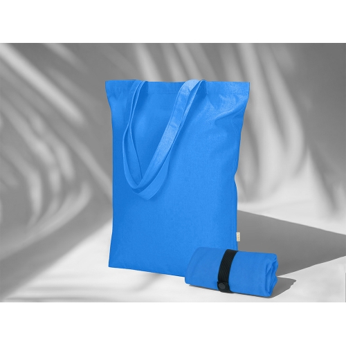 Сумка Fixy из переработанного хлопка 220 г/м2 с фиксирующей лентой — вариант цвета