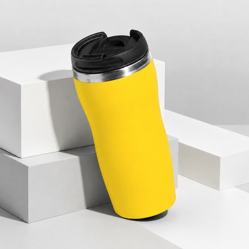 Термокружка «Double wall mug С1» soft-touch, 350 мл — вариант цвета