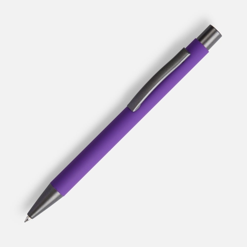 Ручка шариковая Atento Soft Touch, желтая — вариант цвета