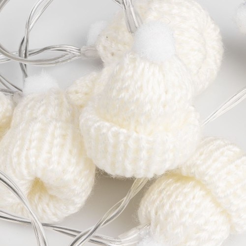 Гирлянда Cosy Poms, красная — вариант цвета