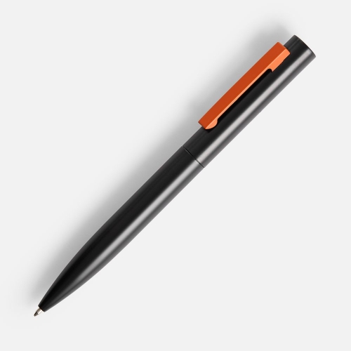 Ручка шариковая Inkolor, черная с фиолетовым — вариант цвета