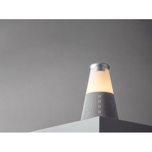 Bluetooth-колонка с беспроводной зарядкой и подсветкой Cone Sonance, серая