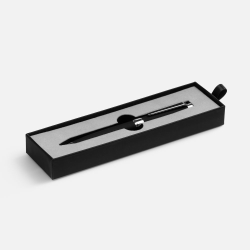 Ручка шариковая Broad Ring Soft Touch в футляре, синяя — вариант цвета