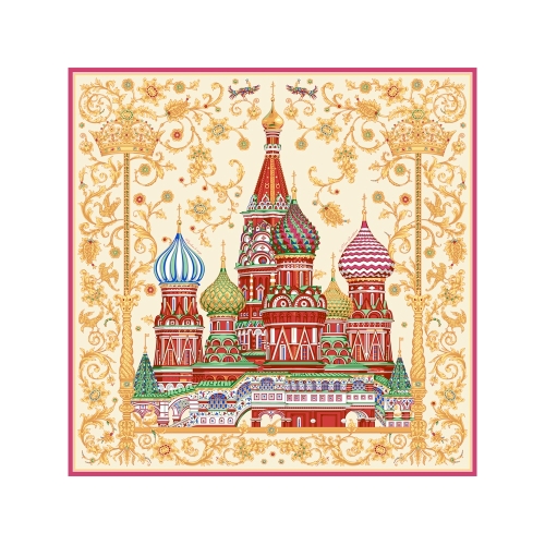 Платок «Собор Василия Блаженного»