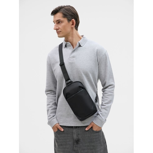 Рюкзак на одно плечо Solnex, черный
