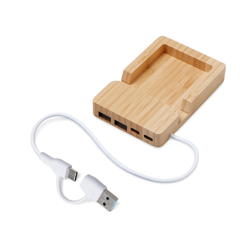 USB-хаб «Memo», 2*USB, 2*Type C