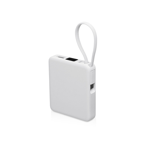 Внешний аккумулятор со встроенным кабелем USB-C «Дэнси», 5000 мАч