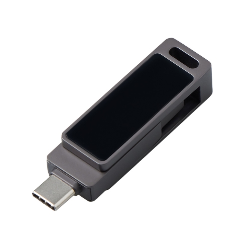 USB3.0/ Type-C флешка 2в1 на 32 ГБ «Спинлайт» с подсветкой