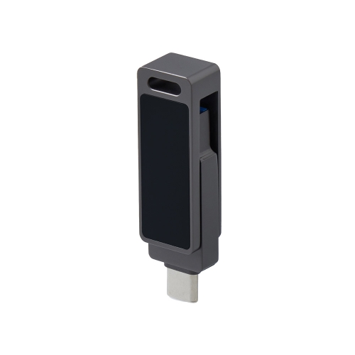 USB3.0/ Type-C флешка 2в1 на 32 ГБ «Спинлайт» с подсветкой