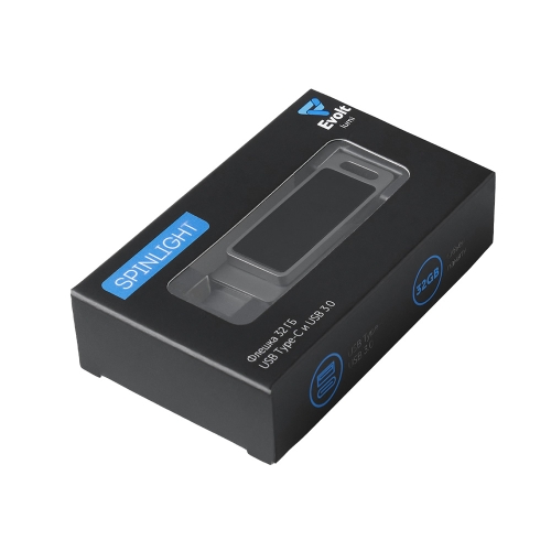USB3.0/ Type-C флешка 2в1 на 32 ГБ «Спинлайт» с подсветкой
