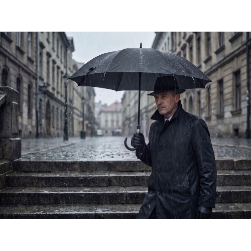 Зонт-трость Rainzee, ver.2, черный