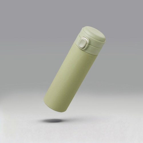 Вакуумная термокружка c кнопкой «Guard», soft-touch, 400 мл, тубус