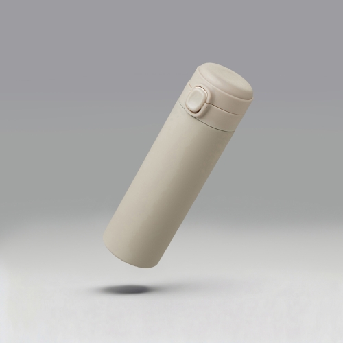 Вакуумная термокружка c кнопкой «Guard», soft-touch, 400 мл, тубус