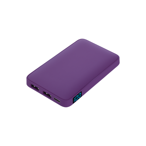 Внешний аккумулятор с подсветкой Анкор (Ancor) 5000 mAh, белый — вариант цвета